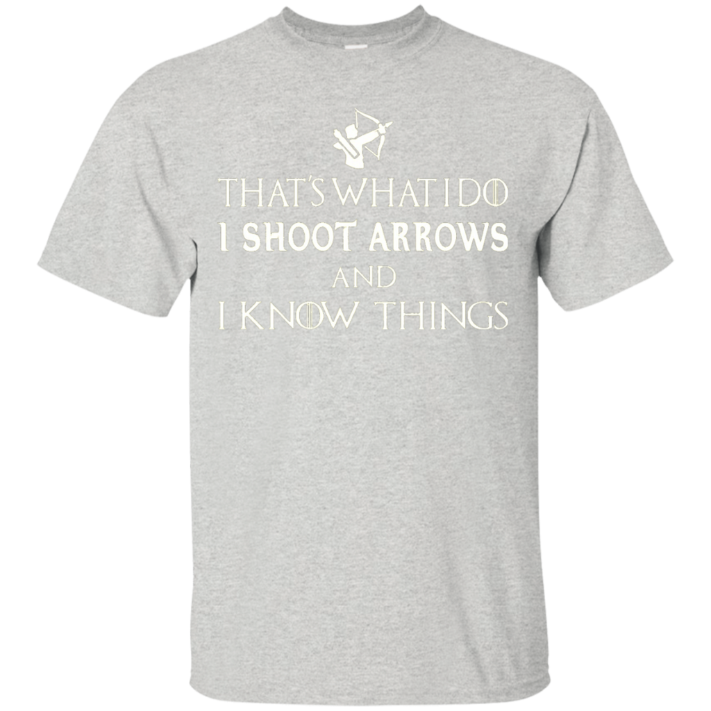 Funny-Archery-TShirt-Store---I-Shoot-Arrows-and-I-Know-Thin
