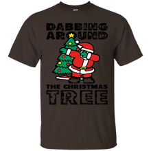 DABBING-around-the-christmas-TREE-tshirt