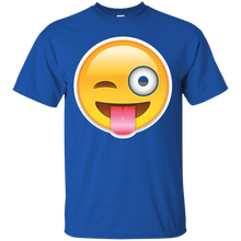 FACE-WITH-STUCK-OUT-TONGUE-AND-WINKING-EYE-Emoji-T-Shirt