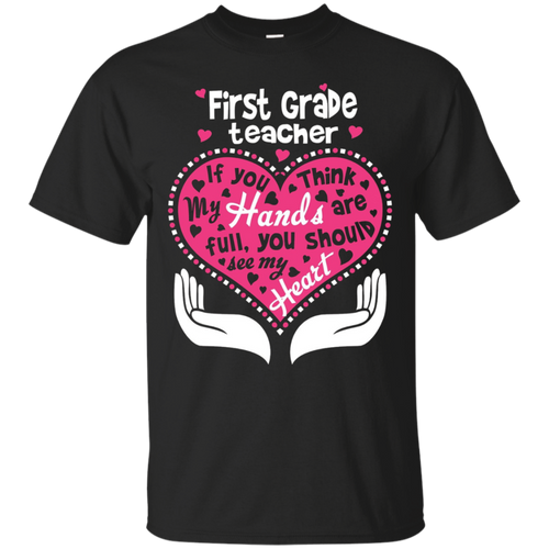 First-Grade-Teacher-Full-Heart-T-Shirt---Teacher-Shirt