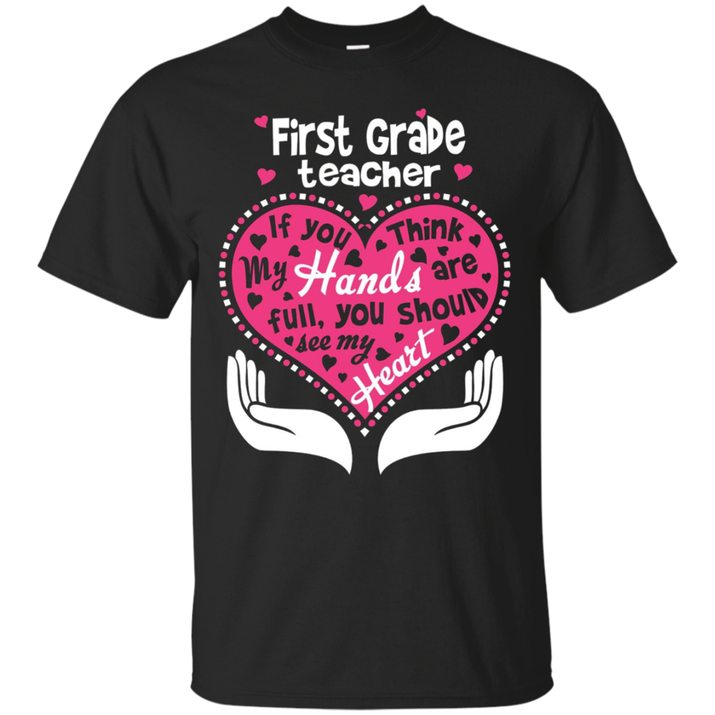 First-Grade-Teacher-Full-Heart-T-Shirt---Teacher-Shirt