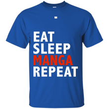 Funny-Eat-Sleep-Manga-Repeat-T-shirt-Comic-Books