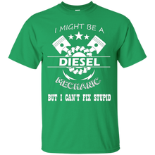 Diesel-Mechanic-Shirts-Diesel-Mechanic-Can't-Fix-Stupid