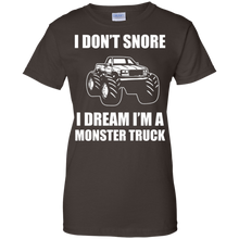 Funny-Monster-Truck-T-Shirt-I-Don't-Snore-Gift-Tee