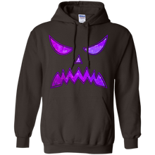 Creepy-Purple-Galaxy-Pumpkin-Face-T-Shirt