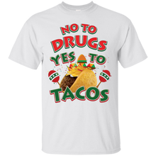 Funny-Taco-T-shirt-No-To-Drugs-Yes-To-Tacos-Zany-BrainyBuy-Funny-Taco-T-shirt