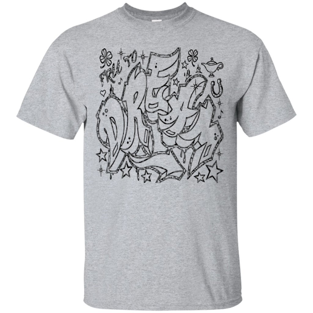 Free-To-Dream-T-Shirt-Graffiti-Street-Art-Luck-Graphic-Tee