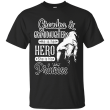 Grandpa-_-Grand-daughter-He-Is-Her-Hero-She-Is-His-Princess-T-Shirt
