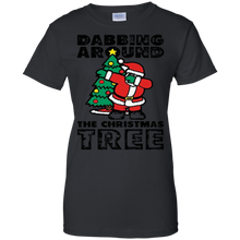 DABBING-around-the-christmas-TREE-tshirt