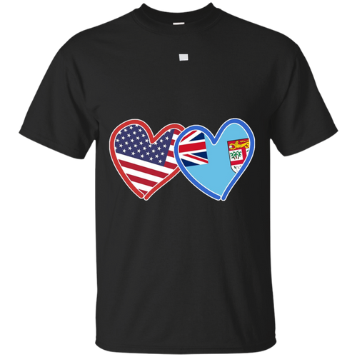 Fijian-American-Fiji-_amp_-America-Flag-T-Shirt