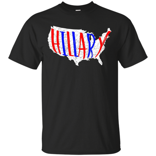 Hillary-United-States-Map-T-Shirt