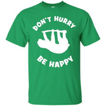 Funny-Sloth-Don't-Hurry-Be-Happy-Shirt