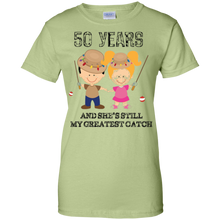 Funny-50th-Anniversary-Mens-Gift-Greatest-Catch-T-shirt