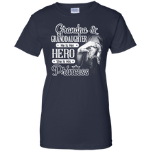 Grandpa-_-Granddaughter.-He-Is-Her-Hero-T-shirt