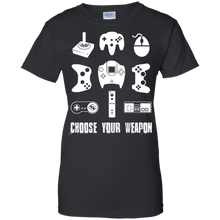 Choose-Your-Weapon-Shirt---Shirt-for-Gamers