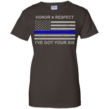 Honor-Respect---I've-Got-Your-Six---Thin-Blue-Line-Tshirt