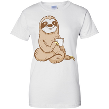Funny-Sloth-And-Coffee-Tee-Shirt