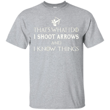 Funny-Archery-TShirt-Store---I-Shoot-Arrows-and-I-Know-Thin