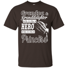 Grandpa-_-Granddaughter-Hero-and-Princess-T-Shirt