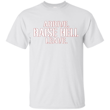 Dicky-Ticker-Arrive-Raise-Hell.-Leave.-T-shirt-Wrestling