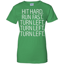 Funny-Hit-Hard-Run-Fast-Turn-Left-T-shirt-Baseball-PitcherBuy-Funny-Hit-Hard