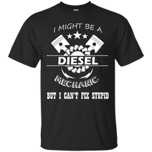 Diesel-Mechanic-Shirts-Diesel-Mechanic-Can't-Fix-Stupid