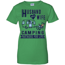 Husband-and-Wife-Camping-Partners-For-Life-TShirt