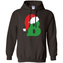 Christmas-Santa-Hat-Letter-B-Monogram-Holiday-T-shirt