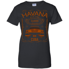 Cuban-Classic-Car-T-Shirt.-Havana-Car-Orange-Tee.-Cuban-Tee