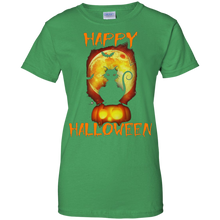 Happy-halloween-black-cat-T-shirt