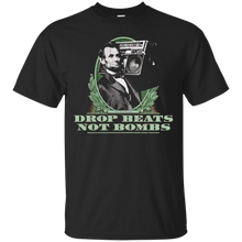 DROP-BEATS-NOT-BOMBS---ABE-LINCOLN-(DISTRESSED-LOOK)-T-SHIRT