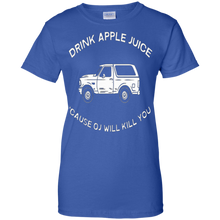 Drink-apple-juice-cause-OJ-will-kill-you-t-shirt
