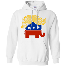 Donald-Trump's-hair-on-iconographic-elephant-t-shirt-design