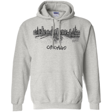 Chicago-Illinois-Windy-City-Skyline-Drawing-Art-T-Shirt