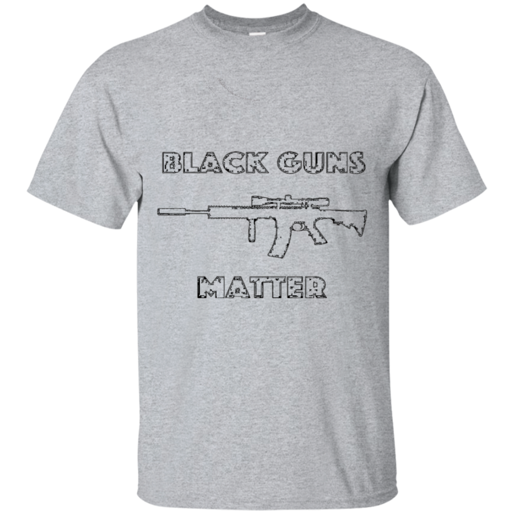 Guns-That-Are-Black-Matter---Cool-Justice-Tshirt