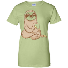 Funny-Sloth-And-Coffee-Tee-Shirt