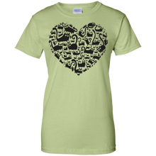 Heart-Cats-T-shirt