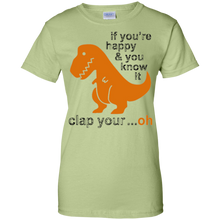 Dinosaur-T-Shirt---If-you're-happy-_amp_-you-know-it-clap-your..