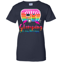 Glamping-is-my-Therapy-Camper-Flamingo-Tee-Shirt