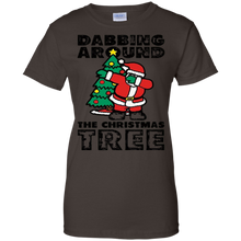 DABBING-around-the-christmas-TREE-tshirt