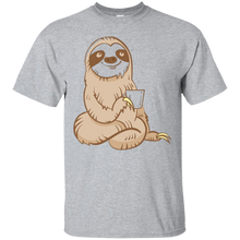 Funny-Sloth-And-Coffee-Tee-Shirt