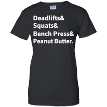Deadlifts-_amp_-Squats-_amp_-Bench-Press-_amp_-Peanut-Butter-Fun-T-Shirt