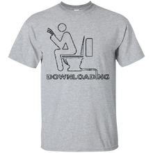 Downloading-S-Washroom-Sitting-Toilet-Funny-Tshirt