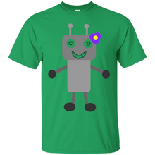 Cute-Robot-Girl-With-Flower-in-Hair-T-shirt