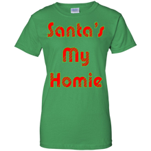 Funny-Tacky-Christmas-Santa's-My-Homie-T-Shirt