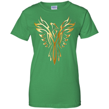 Gold-Phoenix-Mythical-Legendary-Bird-Graphic-Tee-Shirt