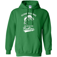 Gone-Fishing-Be-Back-For-Hunting---Funny-Hunting-T-shirt
