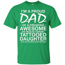 Daughter-Shirt-I'm-A-Proud-Dad-Of-Freaking-Awesome-Tattooed