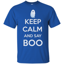 Halloween-Scary-Ghost-Keep-Calm-and-Say-Boo-Funny-Shirt
