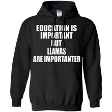 Funny-Llama-T-Shirt-Education-Is-Importanter